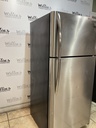 Frigidaire Used Refrigerator Top and Bottom “Garage Kit Installed” 30x65 1/2’ (Stainless Steel) 