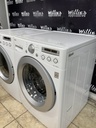 Lg Used Electric Set Washer/Dryer Front-load 220volts (30 AMP) 27inches {3 prong} (White) 