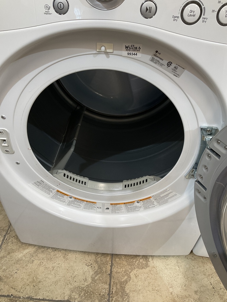 Lg Used Electric Set Washer/Dryer Front-load 220volts (30 AMP) 27inches {3 prong} (White) 