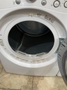 Lg Used Electric Set Washer/Dryer Front-load 220volts (30 AMP) 27inches {3 prong} (White) 