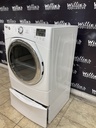 Whirlpool Used Electric Dryer 220volts (30 AMP) 27inches {no cord} (White) 
