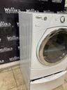 Whirlpool Used Electric Dryer 220volts (30 AMP) 27inches {no cord} (White) 
