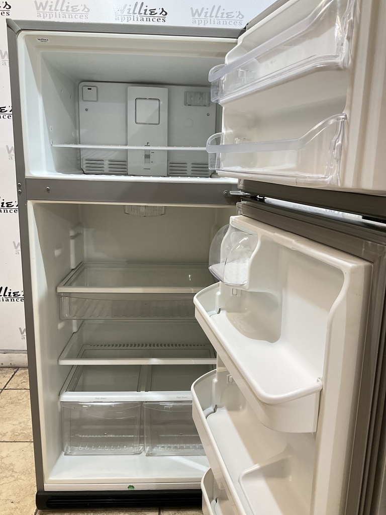 Frigidaire Used Refrigerator Top and Bottom 30x66 (Stainless Steel) 