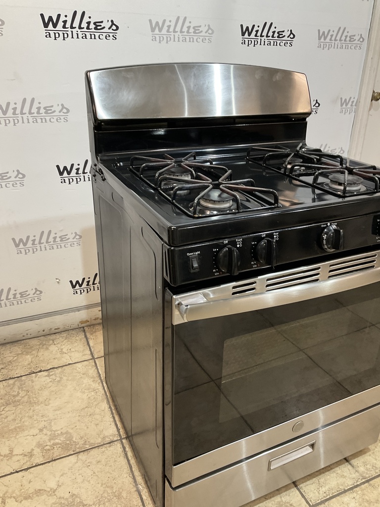 Ge Used Natural Gas Stove 30inches (Stainless Steel) 