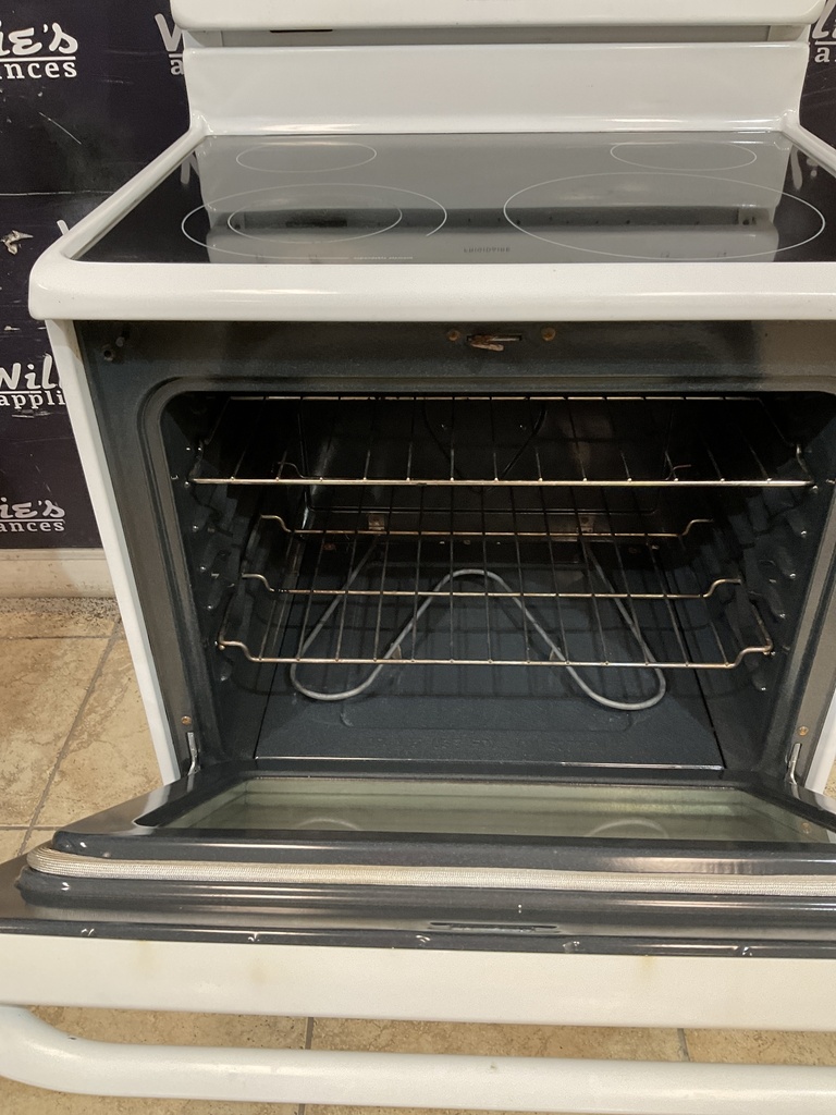 Frigidaire Used Electric Stove 220volts (40/50 AMP) 30inches {no cord} (White) 