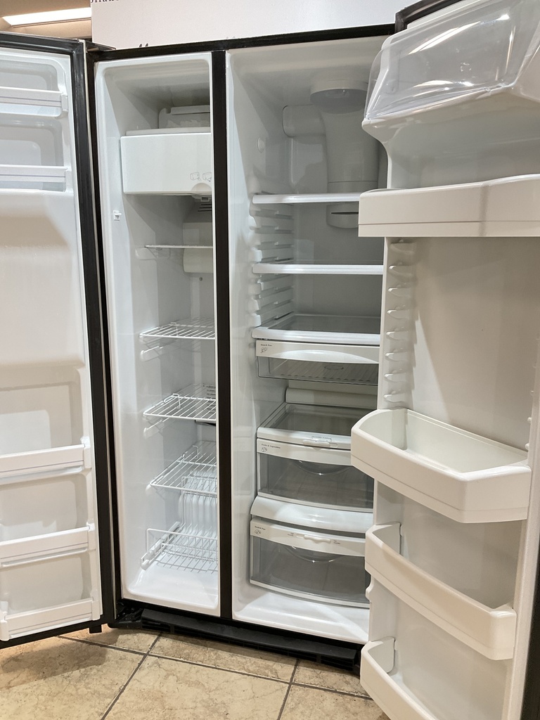 Ge used Refrigerator Side by Side 36x69 1/2” (Stainless Steel) 