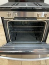 Whirlpool Used Natural Gas Stove 30inches (Stainless Steel) 