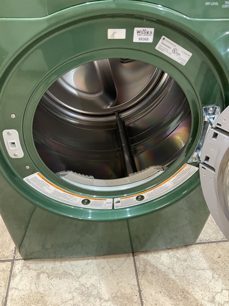 Lg Used Electric Dryer 220volts (30 AMP) 27inches {no cord} (Green)
