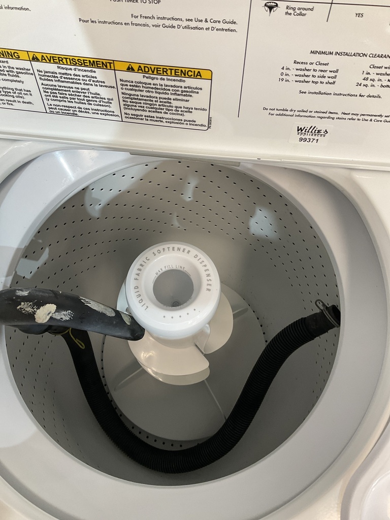 Whirlpool Used Washer Top-load 27inches (White) 