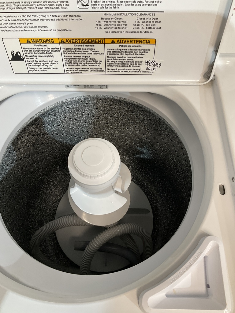 Whirlpool Used Washer Top-load 27inches (White) 
