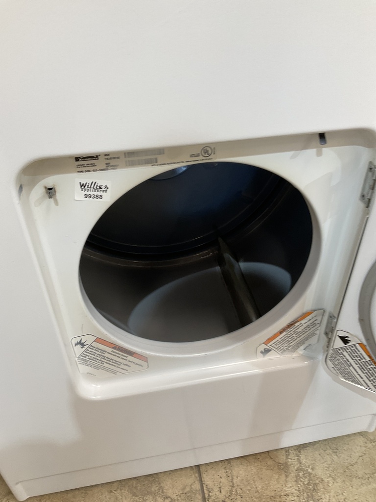 Kenmore Used Electric Dryer 220volts (30 AMP) 29inches {3 prong} (White) 