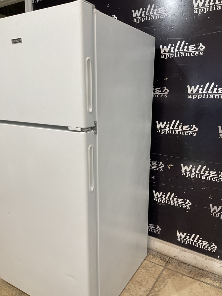Hotpoint Used Refrigerator Top and Bottom 28x61 (White) 