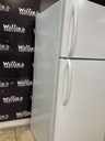 Frigidaire Used Refrigerator Top and Bottom 30x65 1/2” (White) 