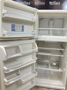 Whirlpool Used Refrigerator Top and Bottom 30x65 1/2” (White) 