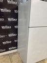 Whirlpool Used Refrigerator Top and Bottom 30x65 1/2” (White) 