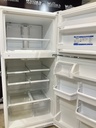 Whirlpool Used Refrigerator Top and Bottom 30x65 1/2” (White)