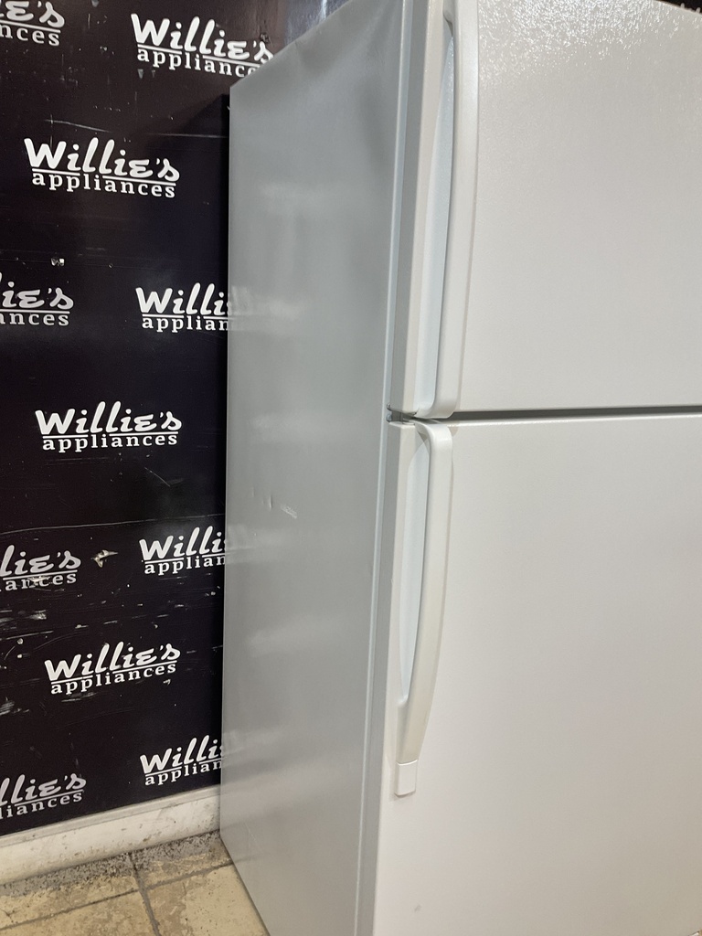 Whirlpool Used Refrigerator Top and Bottom 30x65 1/2” (White)