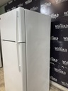 Ge Used Refrigerator Top and Bottom 28x67” (White) 