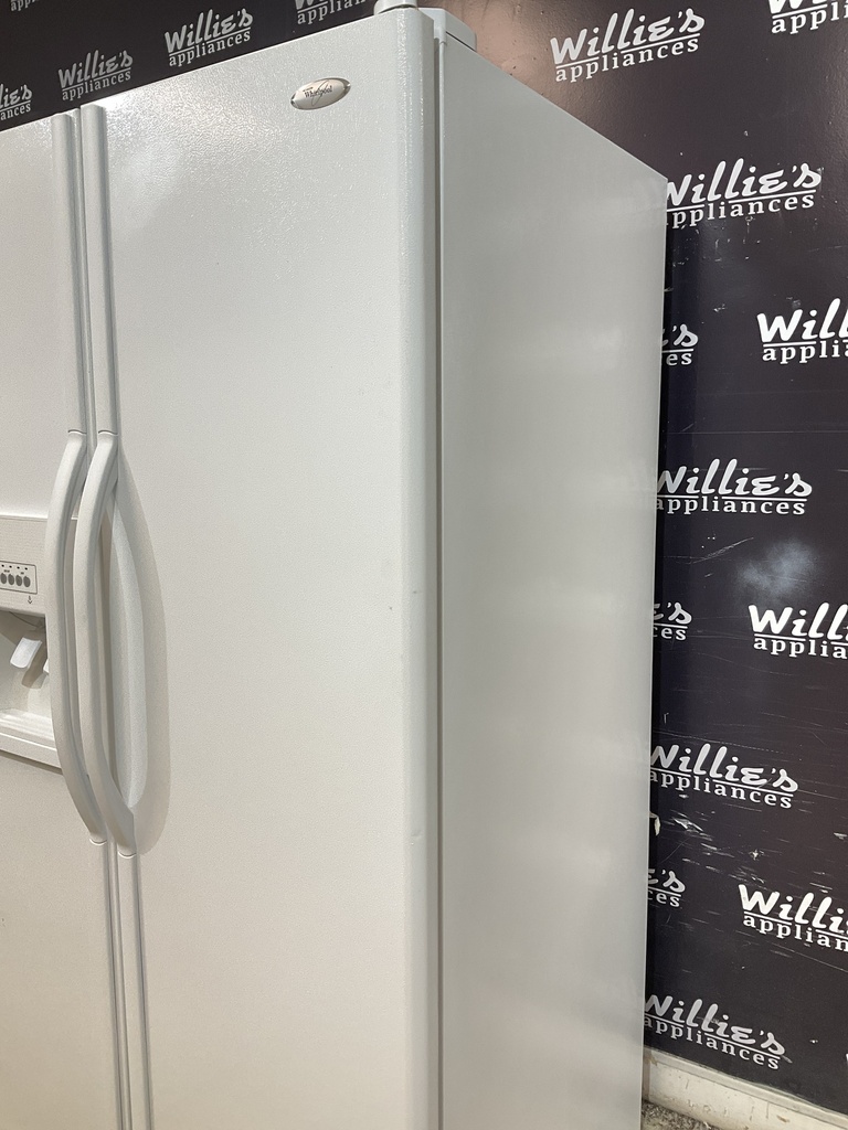 Whirlpool Used Refrigerator Side by Side 36x69 (White) 