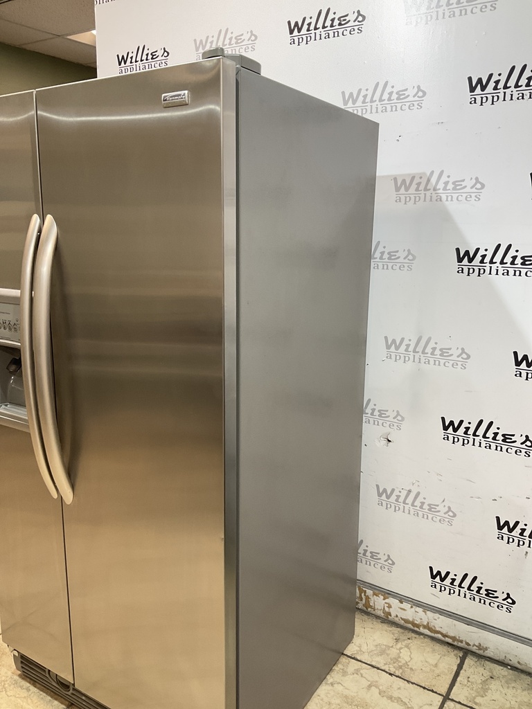 Kenmore Used Refrigerator Side by Side 33x66 (Stainless Steel) 