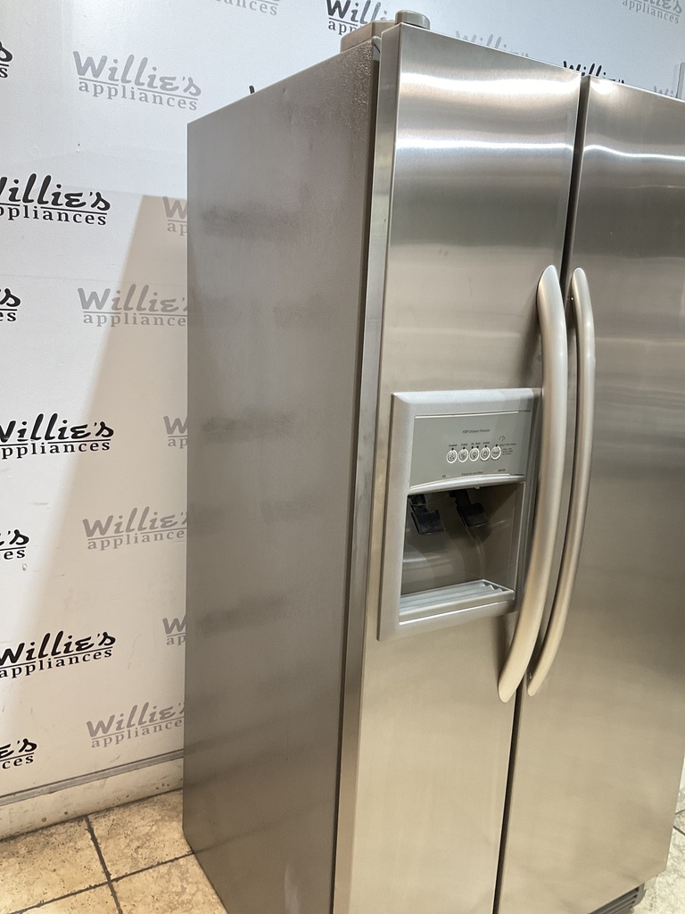 Kenmore Used Refrigerator Side by Side 33x66 (Stainless Steel) 
