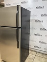 Ge Used Refrigerator Top and Bottom 28x64 1/2” (Stainless Steel) 