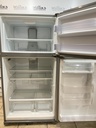 Whirlpool Used Refrigerator Top and Bottom 33x66 (Stainless Steel) 