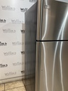 Frigidaire Used Refrigerator Top and Bottom 30x65 1/2” (Stainless Steel) 