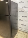 Frigidaire Used Refrigerator Top and Bottom 30x65 1/2” (Black) 