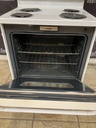 Ge Used Electric Stove 220volts (40/50 AMP) 30inches {no cord} (White)