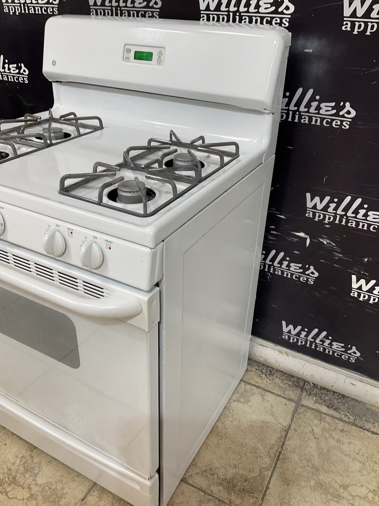 Ge Used Natural Gas Stove 30inches (White) 