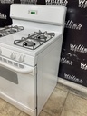 Ge Used Natural Gas Stove 30inches (White) 