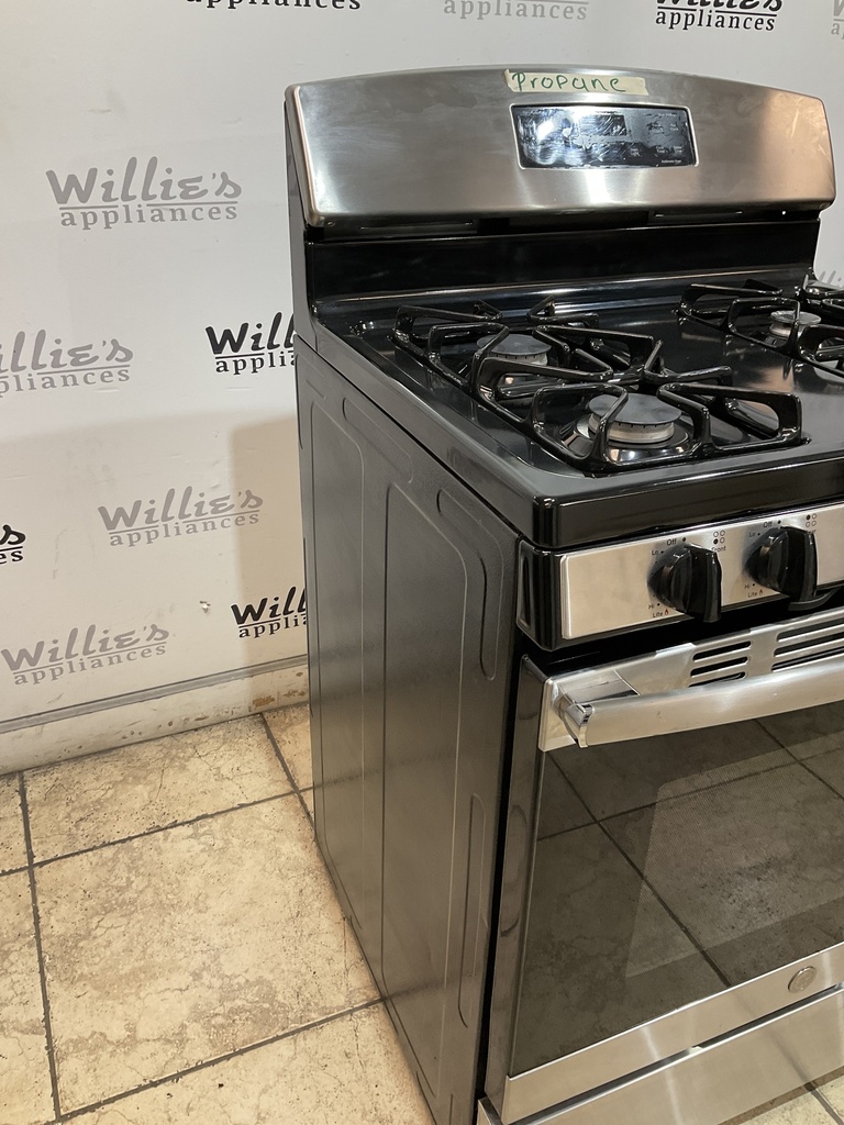 Ge Used Gas Propane Stove 30inches (Stainless Steel) 