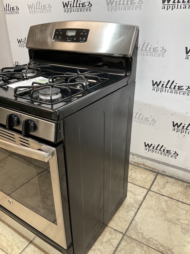 Ge Used Natural Gas Stove 30inches (Stainless Steel) 