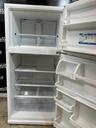 Whirlpool Used Refrigerator Top and Bottom 30x65 1/2” (White) 