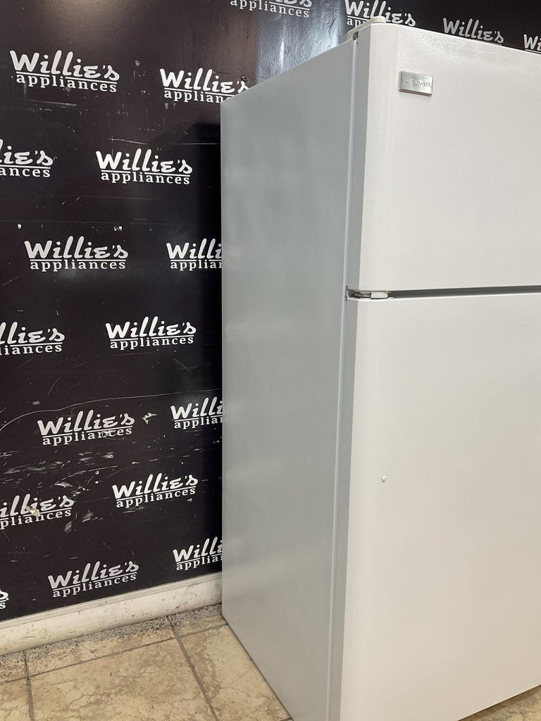 Frigidaire Used Refrigerator Top and Bottom 30x65 1/2” (White) 