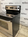 Ge Used Electric Stove 220volts (40/50 AMP) 30inches {4 prong} (Stainless Steel) 