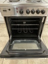 Avanti Used Electric Stove 220volts (40/50 AMP) 23 1/2” (Stainless Steel) 
