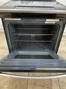 Whirlpool Used Electric Stove 220volts (40/50 AMP) 30inches {4 prong} (Stainless Steel) 