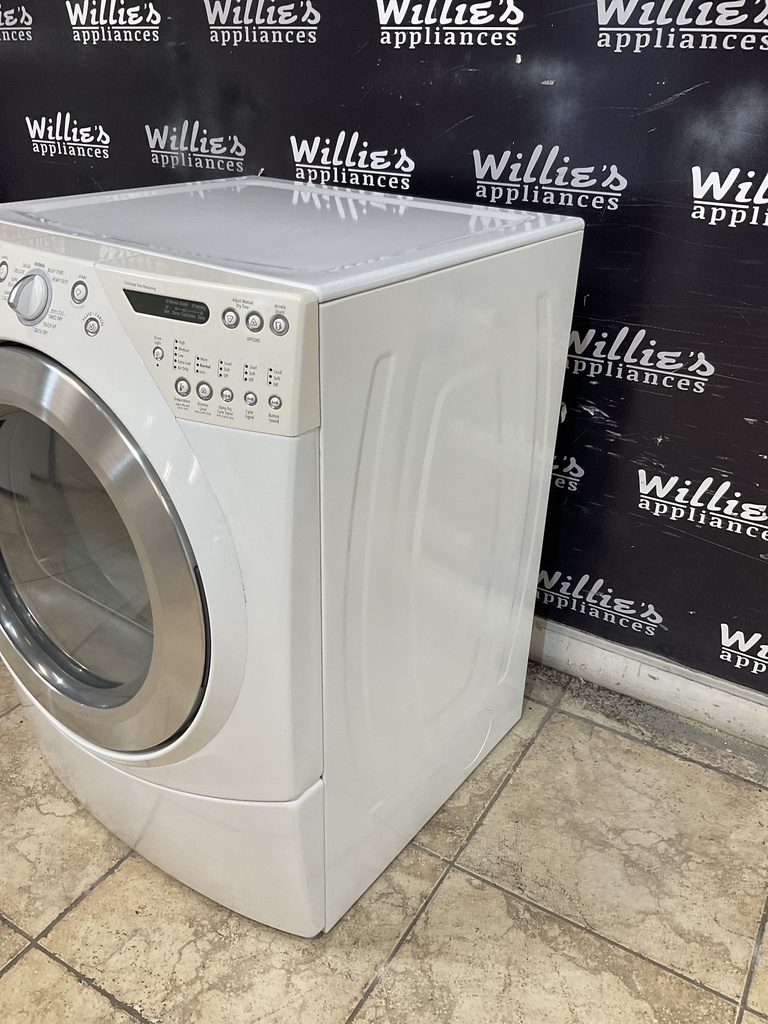 Whirlpool Used Electric Dryer 220volts (30 AMP) 27inches {4 prong} (White) 