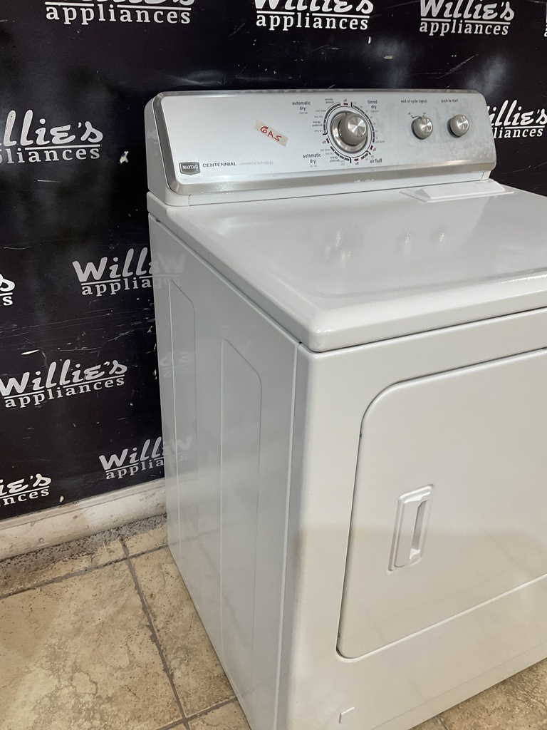 Maytag Used Natural Gas Dryer 29inches (white) 