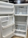 Ge Used Refrigerator Top and Bottom 28x64 1/2” (White) 