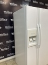 Whirlpool Used Refrigerator Side by Side 33x66 (White) 