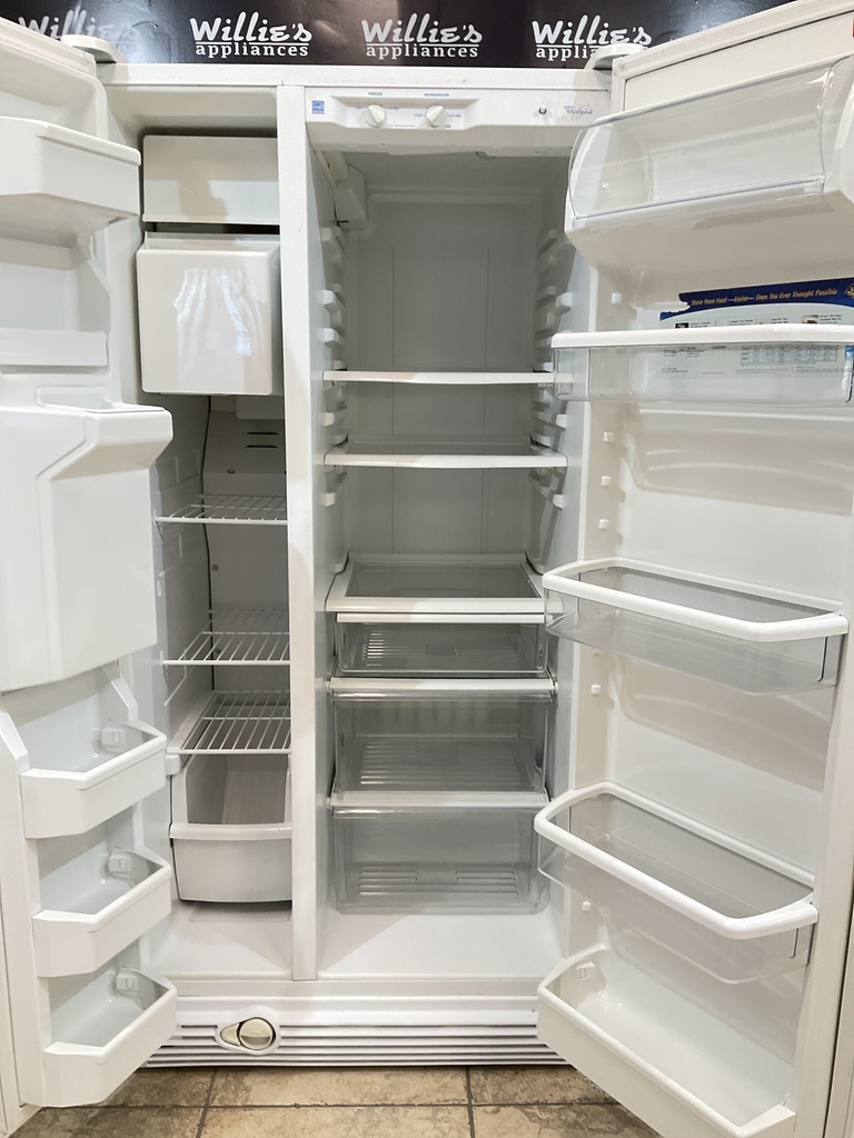 Whirlpool Used Refrigerator Side by Side 33x66 (White) 