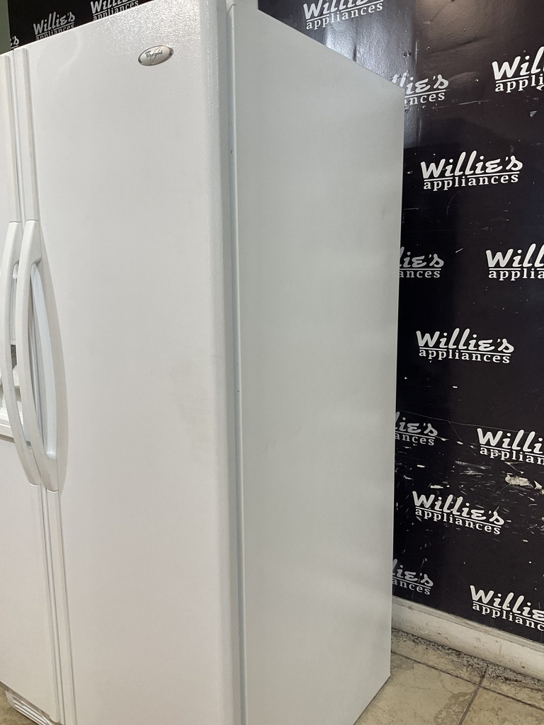 Whirlpool Used Refrigerator Side by Side 33x66 (White) 