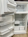 Frigidaire Used Refrigerator Top and Bottom 30x65 1/2” (White) 