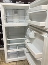 Ge Used Refrigerator Top and Bottom 28x61 (White) 
