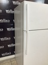 Ge Used Refrigerator Top and Bottom 28x61 (White) 