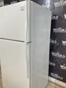 Whirlpool Used Refrigerator Top and Bottom 28x62 1/2” (White) 