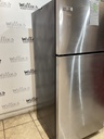 Frigidaire Used Refrigerator Top and Bottom 29x64 1/2” (Stainless Steel) 
